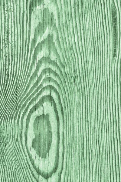 Old Weathered Rotten Knotted Stained Green And Varnished Pinewood Planks Cracked Flaky Grunge Texture Detail — Stock Photo, Image