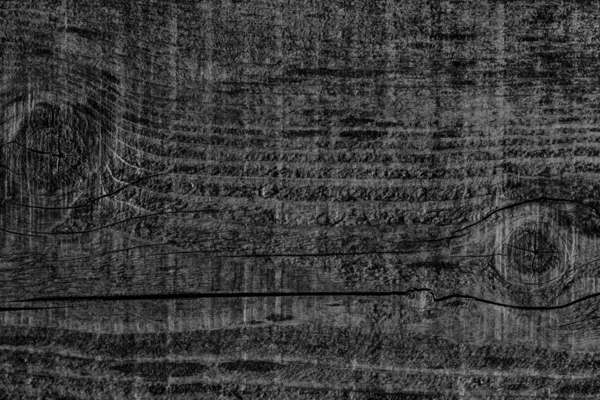 Nero vecchio stagionato incrinato annodato pino legno pavimento Grunge Texture dettaglio — Foto Stock