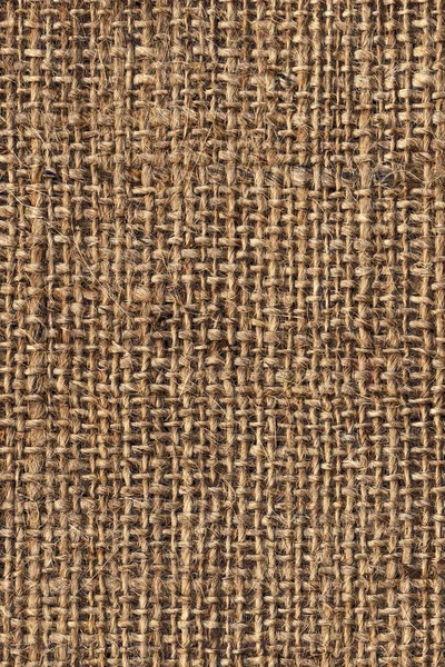 Hög upplösning Rough Jute Tyg Fläckig Grunge Textur — Stockfoto