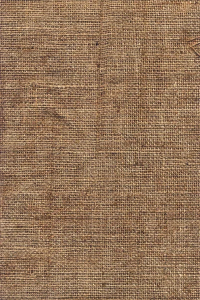 Hög upplösning Rough Jute Tyg Fläckig Grunge Textur — Stockfoto