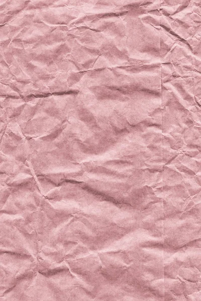 Élelmiszer táska Rózsaszín Kraft papír gyűrött foltos Grunge textúra Det — Stock Fotó