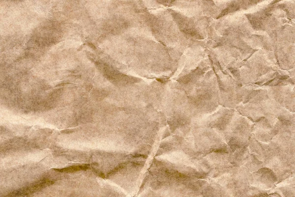 Bolsa de comestibles marrón Kraft papel arrugado moteado Grunge textura detalle Imagen De Stock