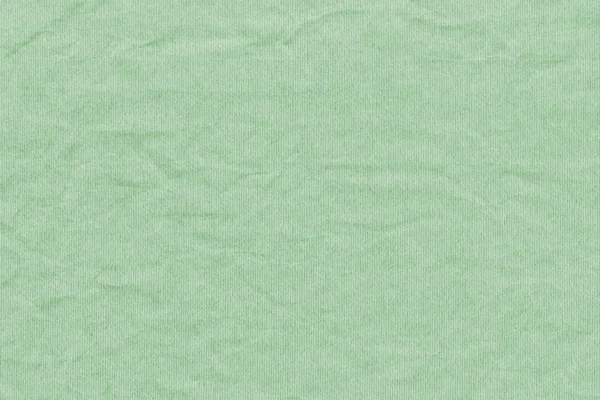 Hochauflösendes kelly green recycled gestreiftes Kraftpapier zerknüllt grobkörnige Textur — Stockfoto