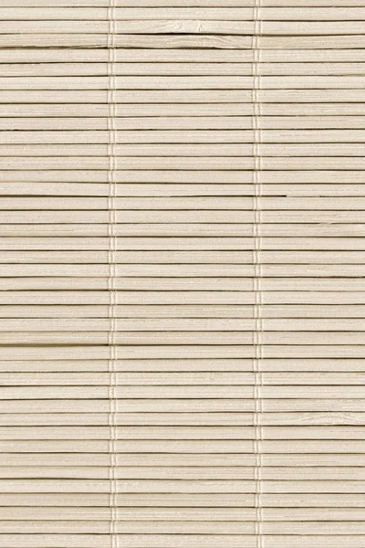 Nagy felbontású fehérített bézs Bambusz rusztikus hely Mat Slatted I — Stock Fotó