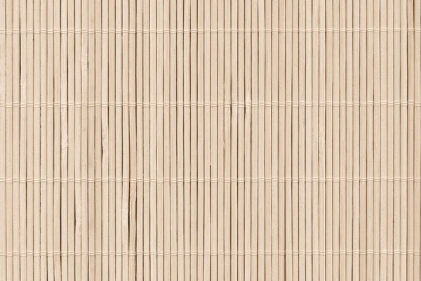 Högupplöst Blekt Beige Bambu Rustik Plats Mat spalt I — Stockfoto