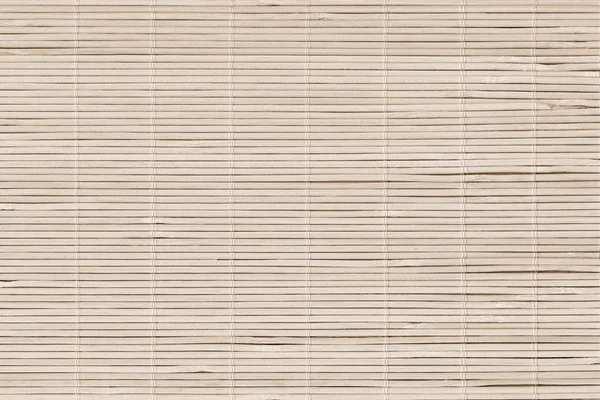 Nagy felbontású fehérített bézs Bambusz rusztikus hely Mat Slatted I — Stock Fotó