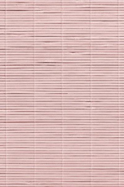 High Resolution Bleached Pink Bamboo Rustic Place Mat Slatted In — Stock Photo, Image