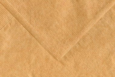 Brown Striped Kraft Paper Envelope Grunge Crumpled Surface Textu