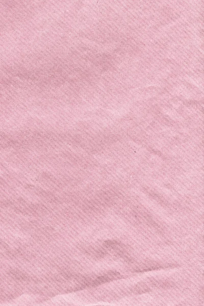 Pink Striped Kraft Paper Envelope Grunge Crumpled Surface Textur — 图库照片