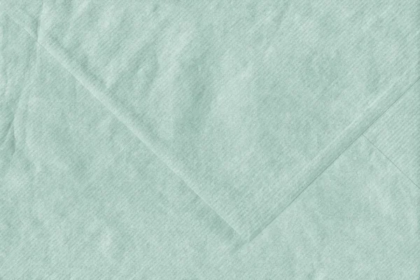 Grunge del sobre de papel de Kraft rayado verde de Kelly pálido arrugó el detalle superficial de la textura — Foto de Stock