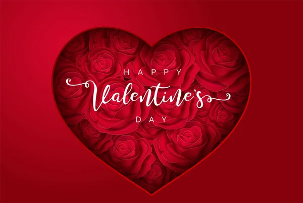 Símbolo Del Corazón San Valentín Amor Sentimientos Antecedentes Diseño — Vector de stock