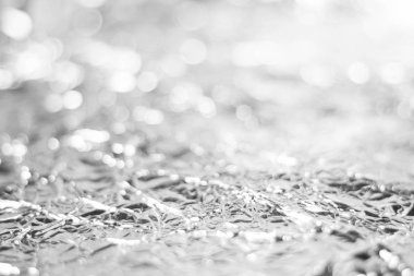 folyo kağıt arka plan dokusu üzerinden beyaz bokeh