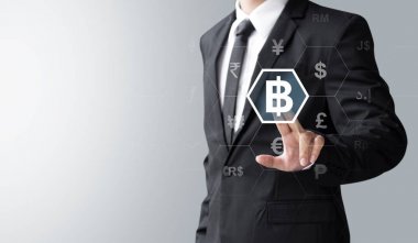 iş adamı seçin Tayland Baht