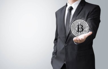 iş adamı mevcut bitcoin