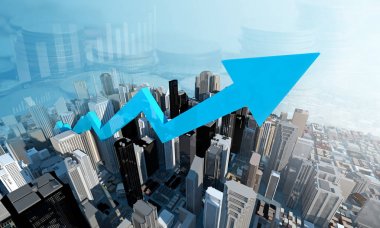 Grafiği doğrudan göstermek iş büyüme