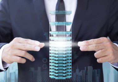 iş adamı oluşturmak modern sanayi