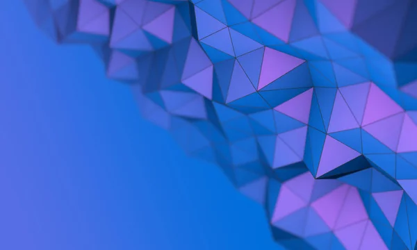 abtract mavi ve mor üçgen arka plan