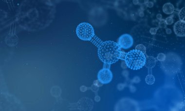 Molekül veya atom yapısı, bilim arka plan