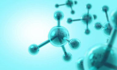 Molekül veya atom yapısı, bilim arka plan