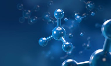 Molekül veya atom yapısı, bilim arka plan