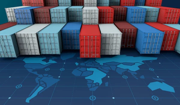 Konteyner kargo gemisi ithalat ihracat iş lojistik rakam