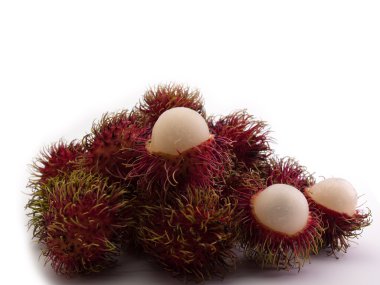 Rambutan tatlı lezzetli taze Tay