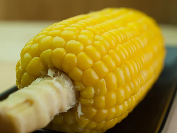 De cerca, Granos de maíz maduro . —  Fotos de Stock