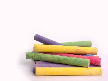 renkleri çeşitli tebeşirler