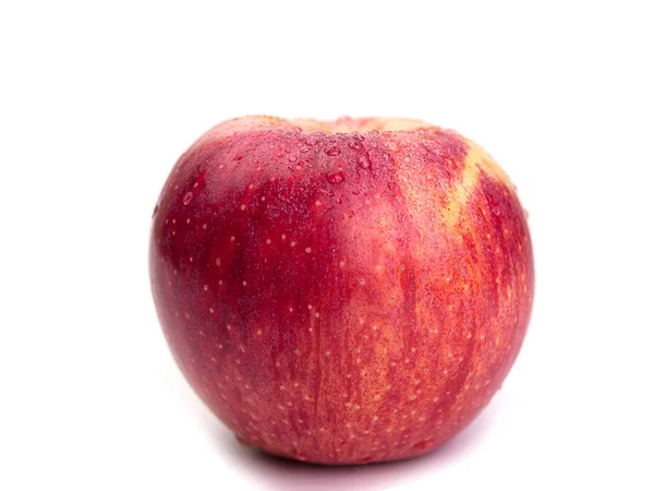 Čerstvé červené jablko — Stock fotografie