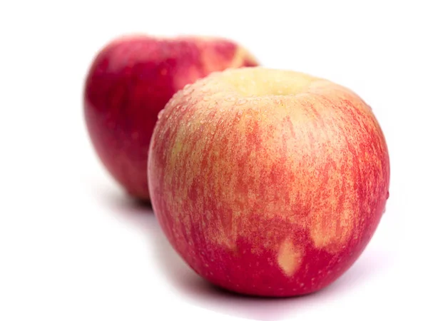 Čerstvé červené jablko — Stock fotografie