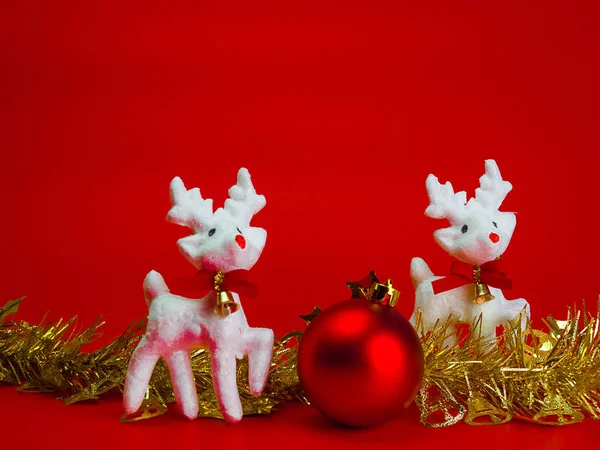 Decorações de Natal e Natal de veados — Fotografia de Stock