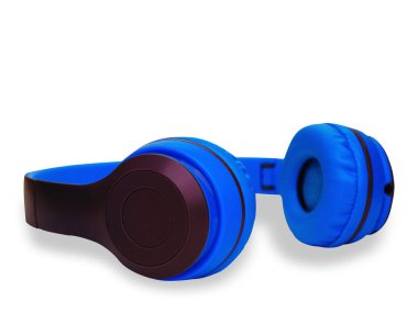 Mavi kulaklık. (kırpma yolu)