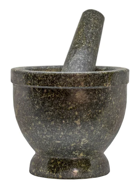 Closeup Stone Mortar and Pestle — Stock Photo, Image