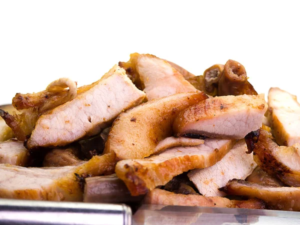 Closeup Kızartma domuz. 