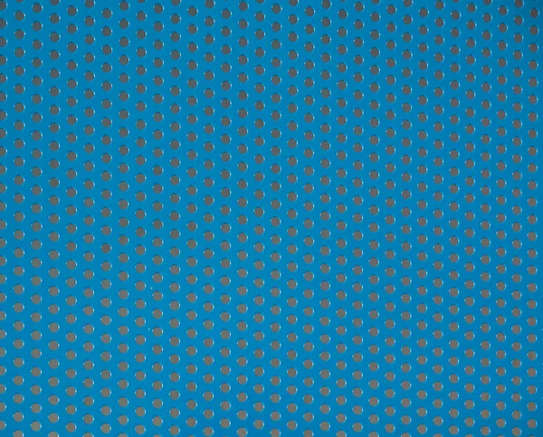 Blue Steel mesh screen background.