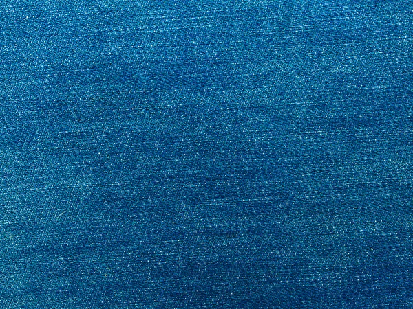 Blue denim textile texture. — Stock Photo, Image
