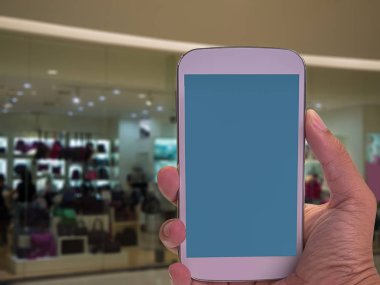 Akıllı telefon online alışveriş.