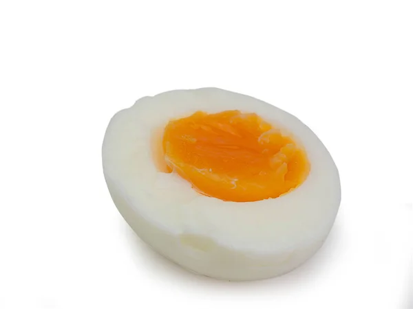 Huevos frescos duros. (Recorte camino ) — Foto de Stock