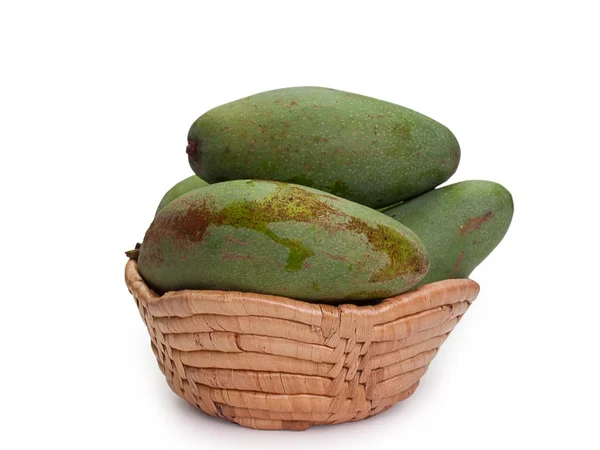 Taze yeşil mango, sağlıklı gıda — Stok fotoğraf
