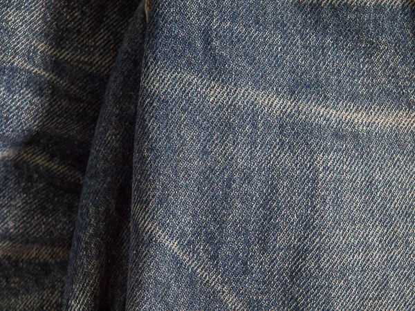 Niebieski denim włókienniczych tekstura — Zdjęcie stockowe
