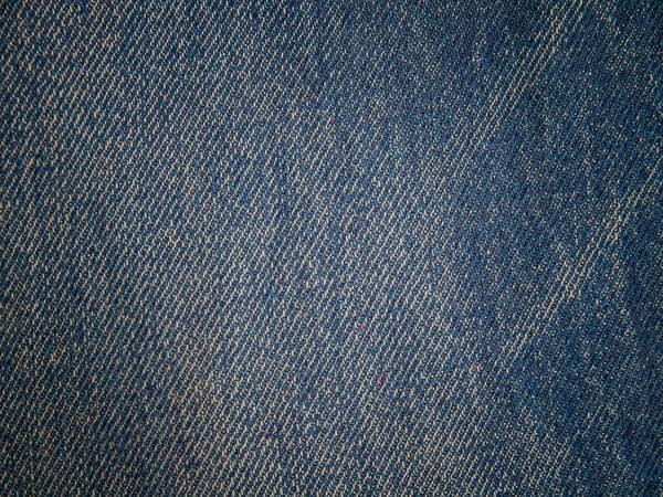 Blauw denim textiel textuur. — Stockfoto