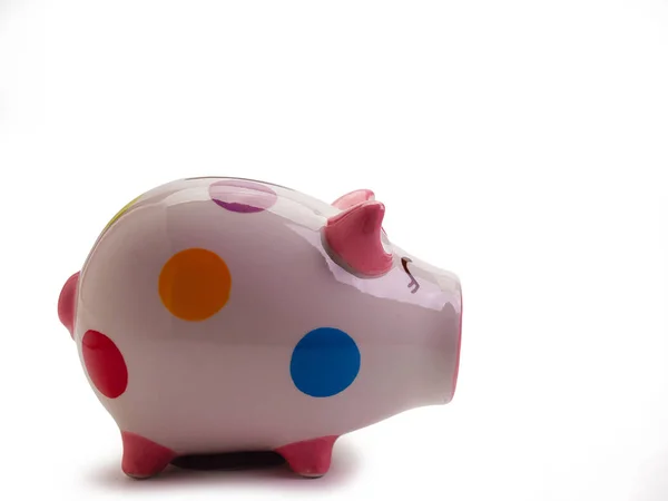 Piggy bank , Banking Finance Concepts. (clipping path) — Stock Photo, Image