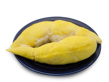 Kral meyvelerini, Durian beyaz arka plan üzerinde izole. (kırpma yolu)