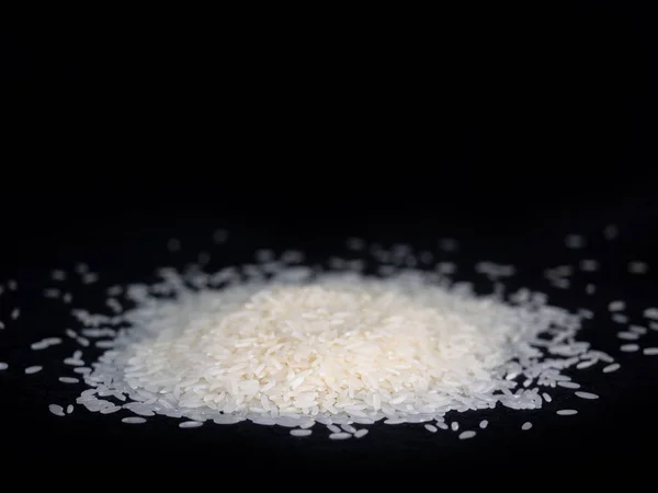 Bílá rýže přírodní rýžové zrno. — Stock fotografie