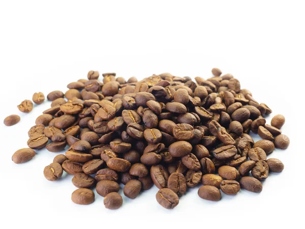 白を基調としたコーヒー豆. — ストック写真