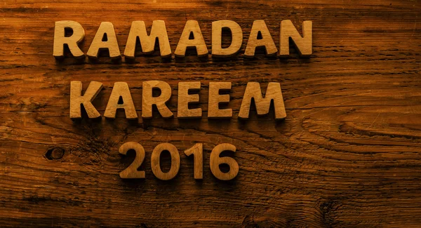 Palabras RAMADAN kareem, fondo de vacaciones — Foto de Stock