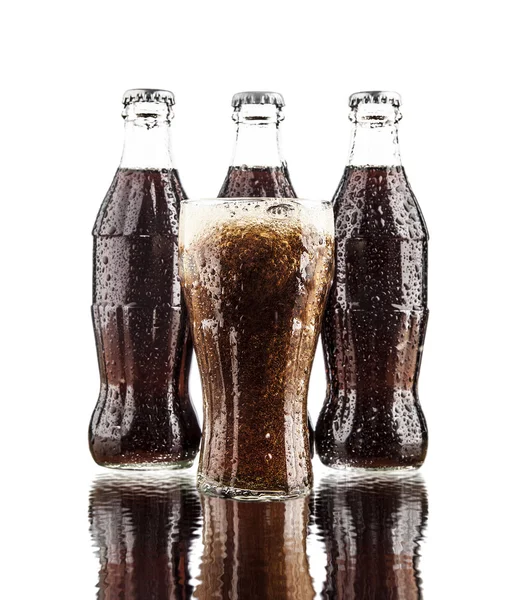 Klasik Coke Bottles — Stok Foto