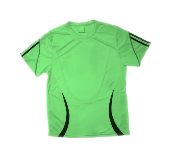 Yeşil ve siyah renklerde t-shirt — Stok fotoğraf