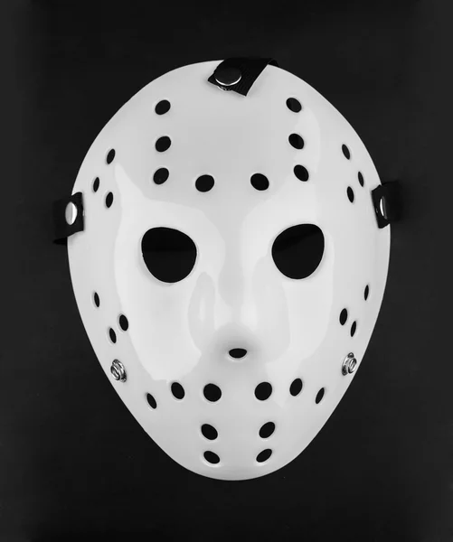 White blank plastic hockey mask — Stock Photo, Image