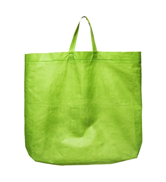 Ткань тотализатор, зеленая сумка — стоковое фото